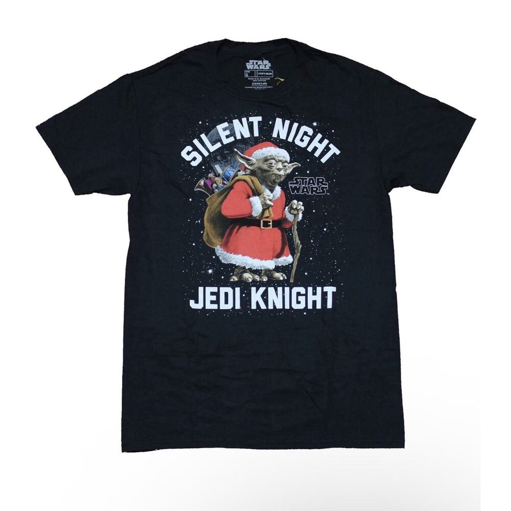 Star Wars NWT Fifth Sun Men’s T Shirt Size XL Yoga Silent Night Jedi Knight